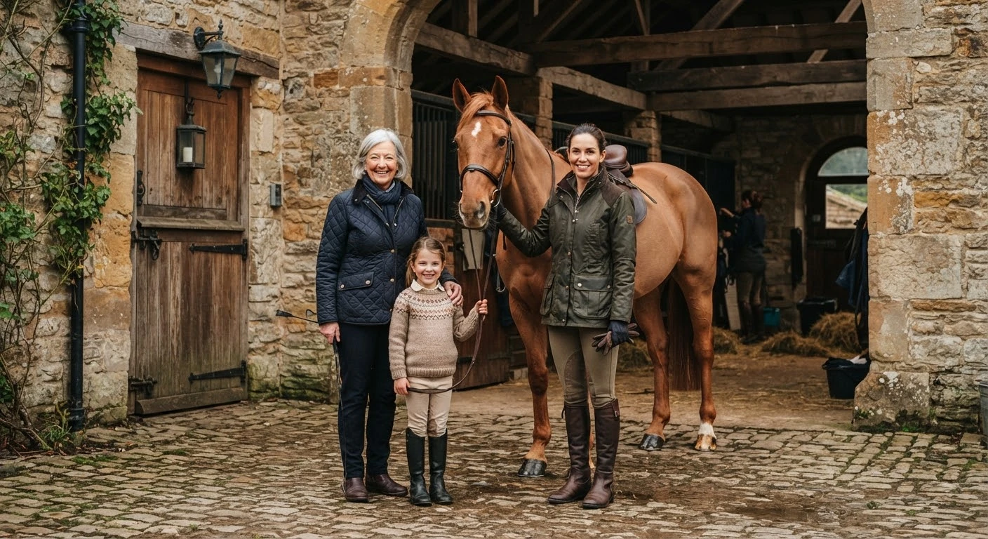 L'équipe du Equifit Auvergne, centre équestre à Charbonnières-les-Vieilles